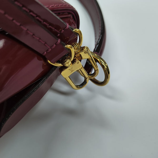 PASADENA PM Monogram Patent Leather Red