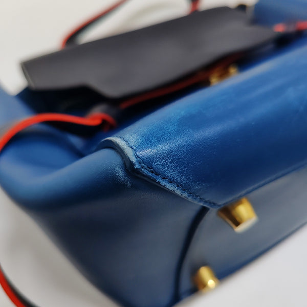 BELT Mini Calfskin Blue