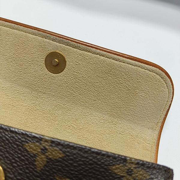 FLORENTINE Monogram Coated Canvas Brown