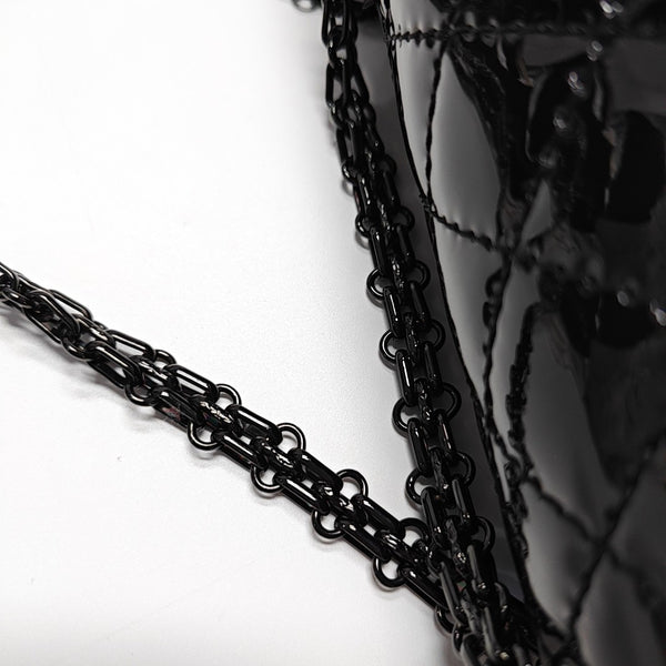 2.55 224 (mini) Quilted Patent Calfskin Black