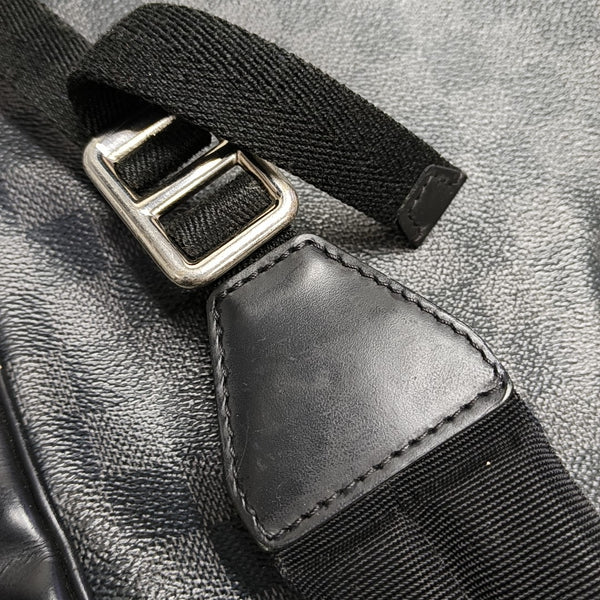 JOSH Damier Graphite Coated Canvas Gray