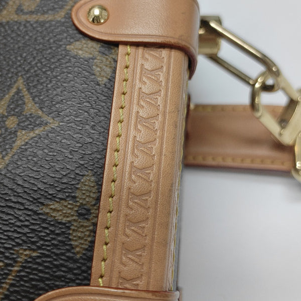SIDE TRUNK MM Monogram Coated Canvas Brown