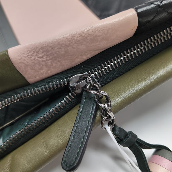 Quilted Lambskin Clutch Multicolor