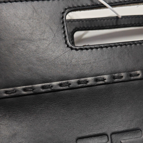 Quilted Calfskin Tote Bag Black