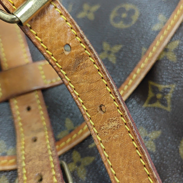 SAUMUR 35 Monogram Coated Canvas Brown