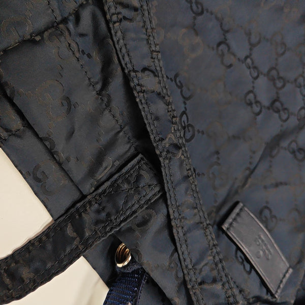 Monogram Nylon Top Handle Bag Blue