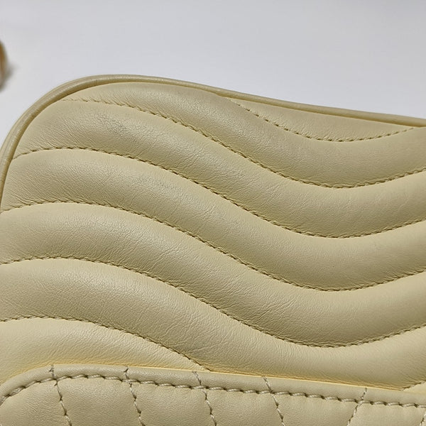 NEW WAVE Quilted Calfskin Yellow