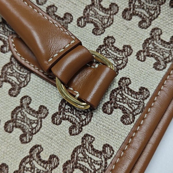 Fabric Tote Bag Brown