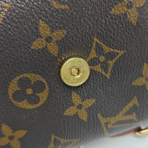 FOLD ME Monogram Coated Canvas Brown
