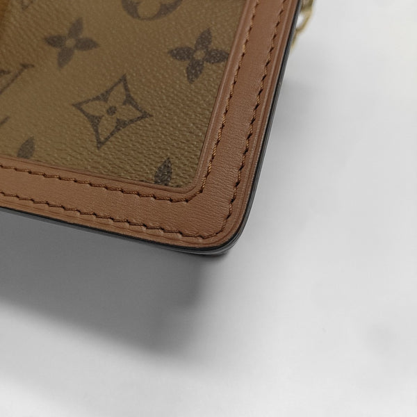 DAUPHINE MM Monogram Coated Canvas Brown
