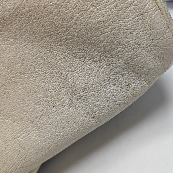 Calfskin Top Handle Bag White