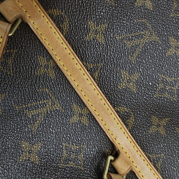 Coussin GM Lona Monogram Revestida Marrón