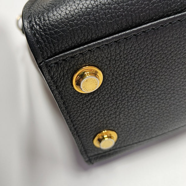 ON MY SIDE PM Monogram Coated Canvas Black