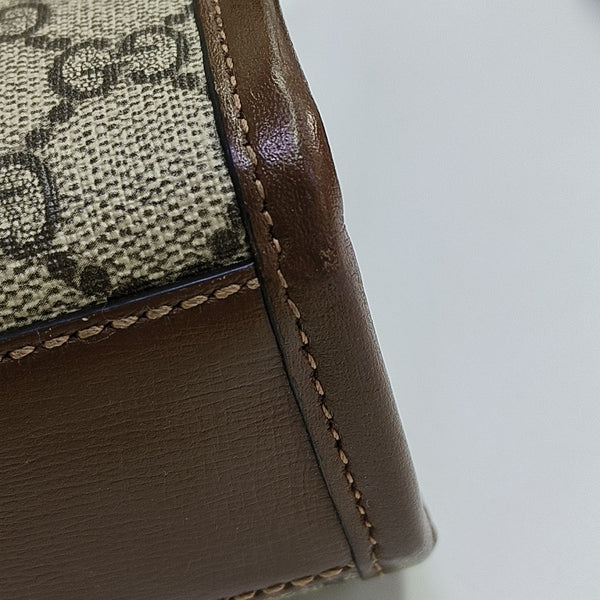 Retro Mini Monogram Coated Canvas Beige