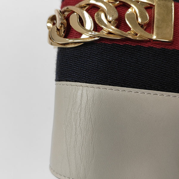 Sylvie Super Mini Calfskin White