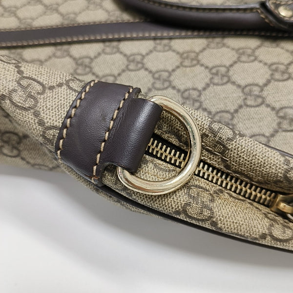 Monogram Coated Canvas Top Handle Bag Beige