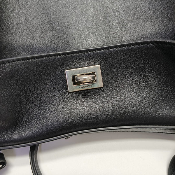 Calfskin Shoulder Bag Black