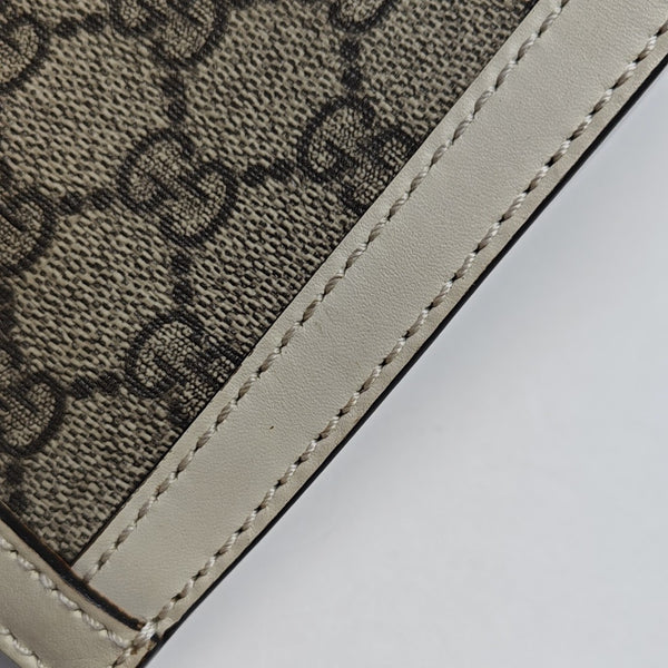 Padlock Medium Monogram Coated Canvas Beige