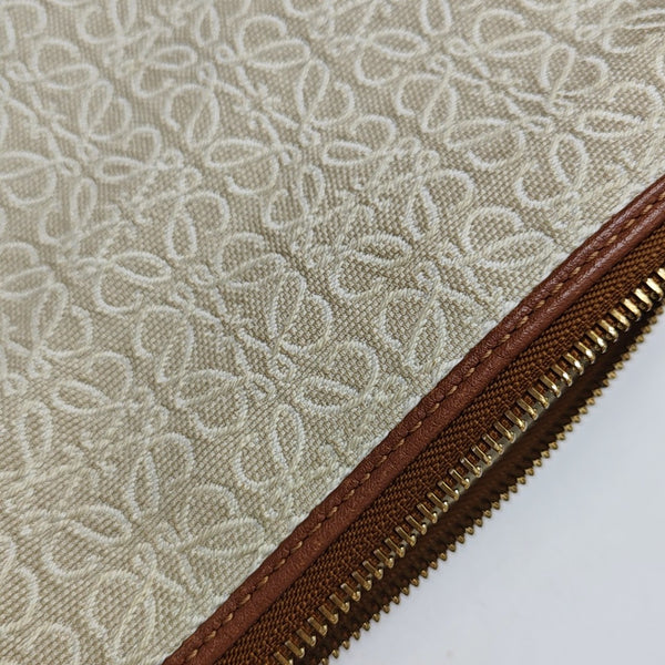 Cubi Monogram Canvas Beige