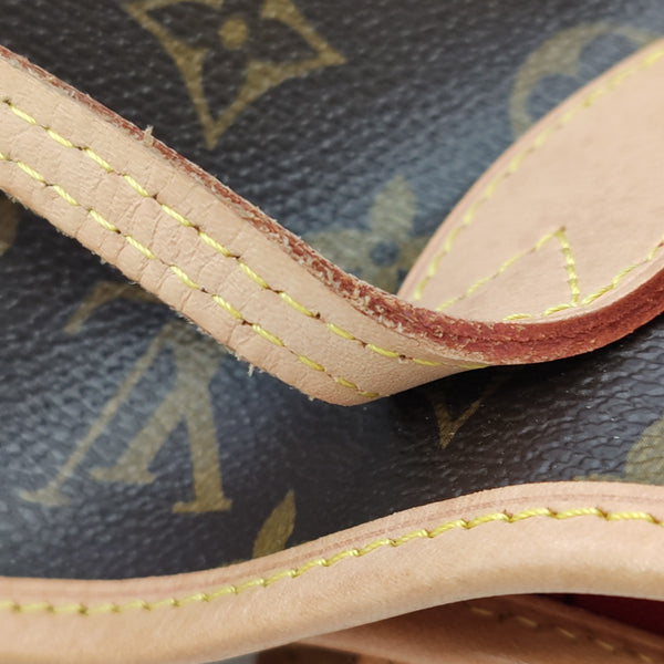 NEVERFULL MM Monogram Coated Canvas Brown