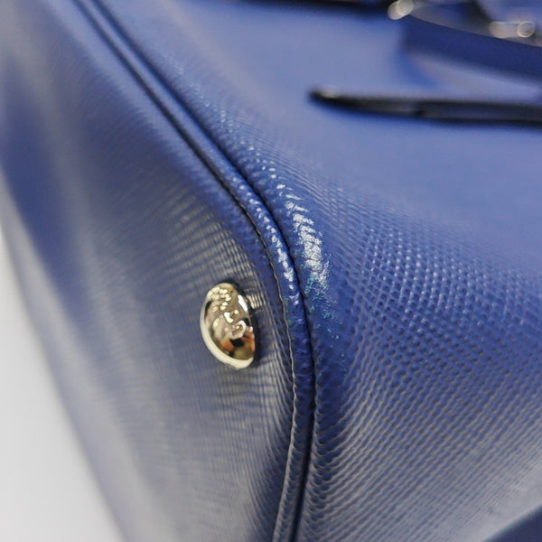 Double Saffiano Calfskin Blue