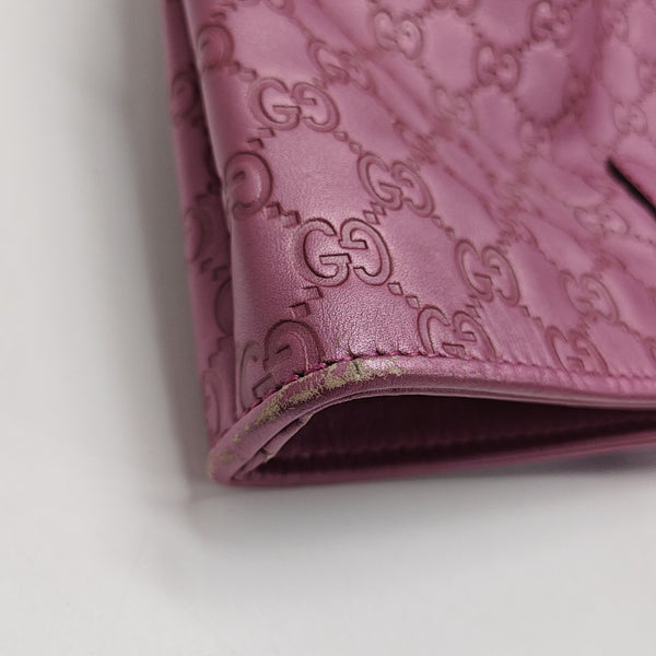 Monogram Calfskin Tote Bag Pink