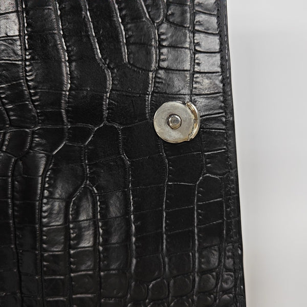 SUNSET Medium Calfskin Black