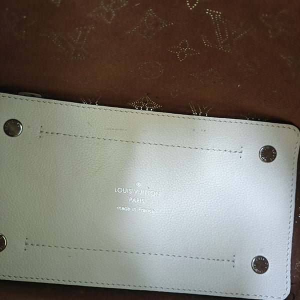 HINA PM Monogram Piel de becerro Beige