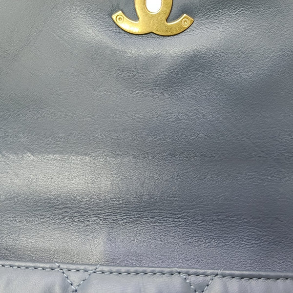 Quilted Calfskin Blue