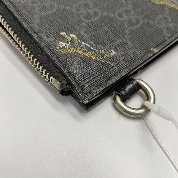 GG Supreme Monogram Coated Canvas Black