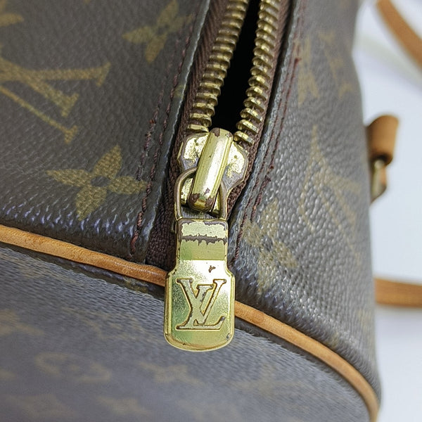 PAPILLON MM Monogram Coated Canvas Brown