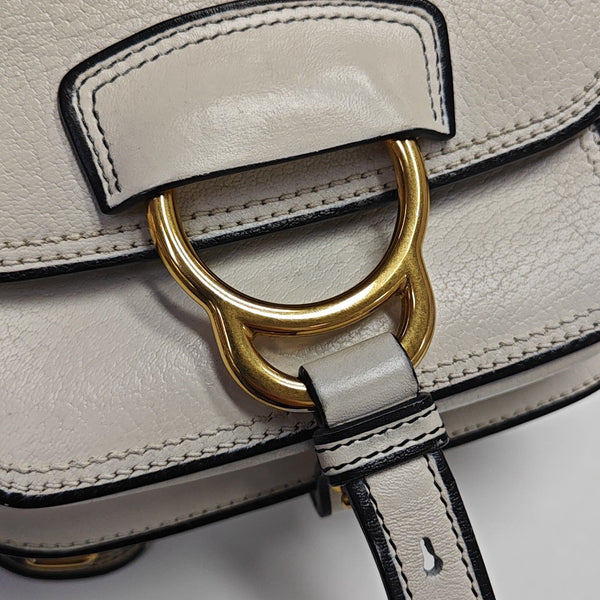 Calfskin Shoulder Bag White
