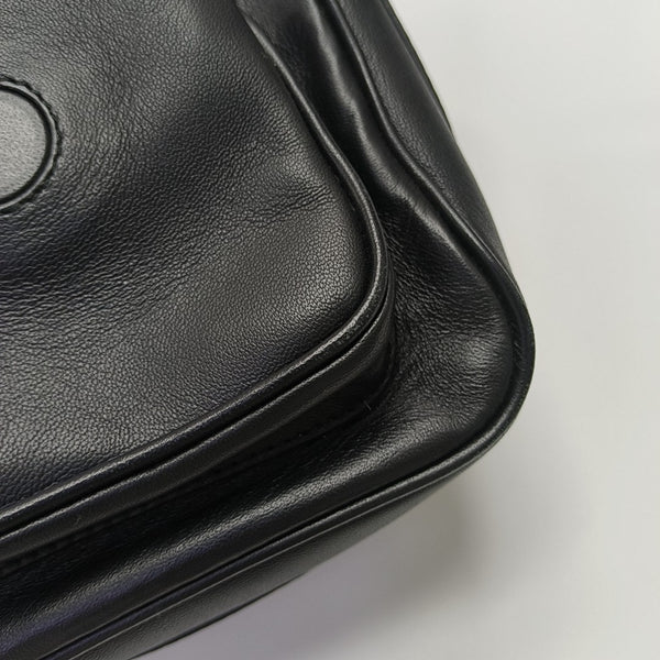 Calfskin Shoulder Bag Black