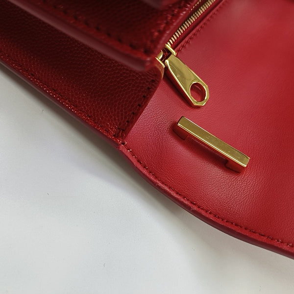 TB Small Calfskin Red
