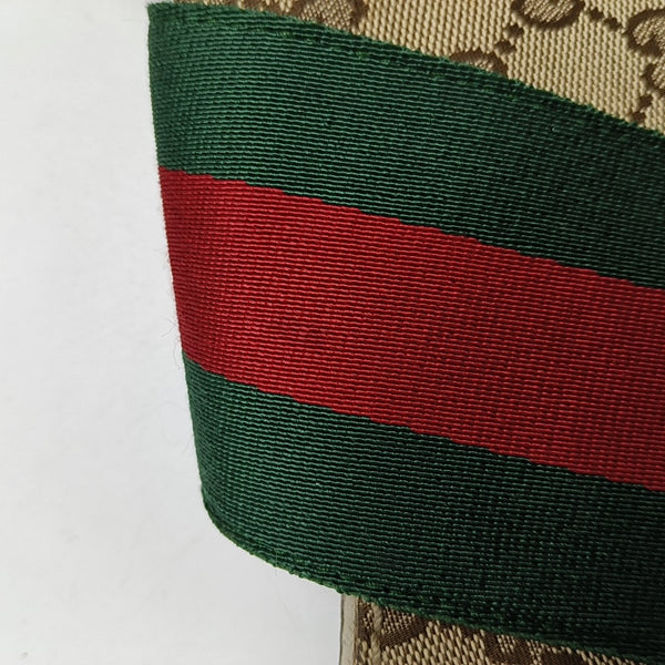 Monogram Canvas Shoulder Bag Brown