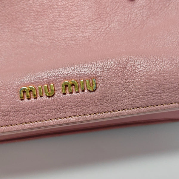 Calfskin Tote Bag Pink