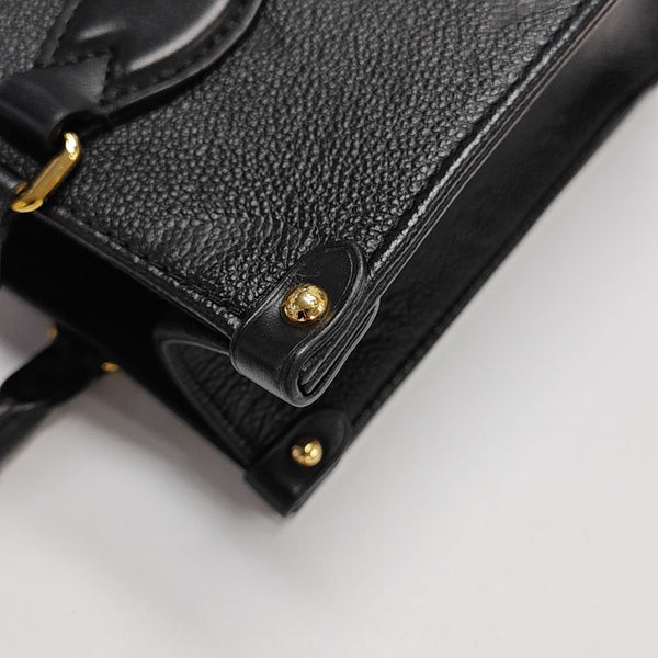 ONTHEGO PM Monogram Calfskin Black