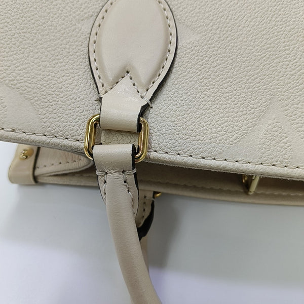 ONTHEGO PM Monogram Calfskin Beige