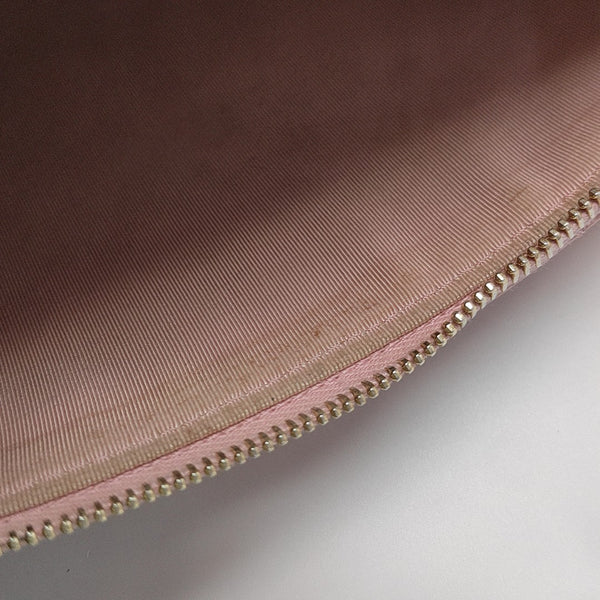 Quilted Grained Calfskin Top Handle Bag Pink