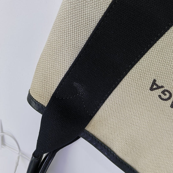 Navy Mini Canvas White