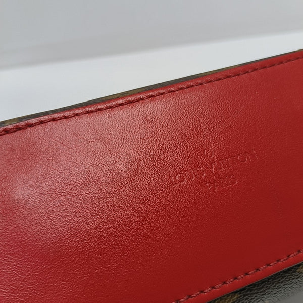 SAINTONGE Monogram Coated Canvas Brown