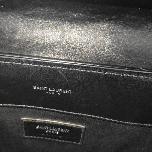 Chevron Calfskin Black