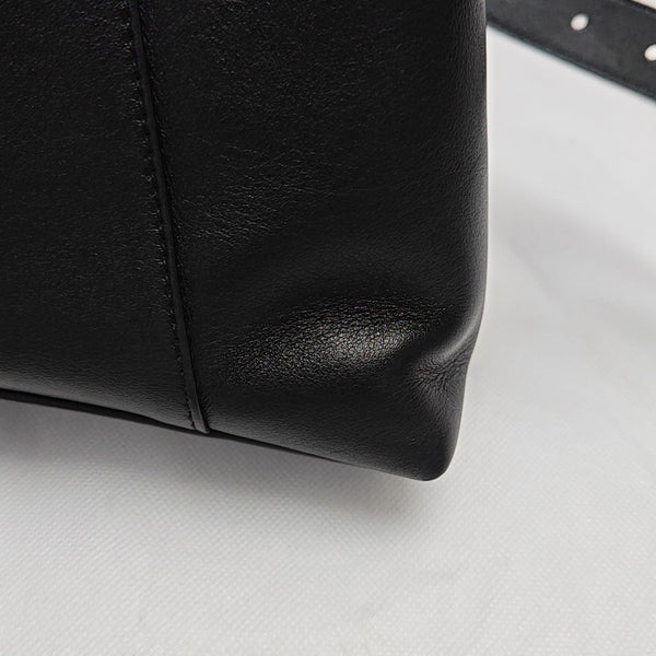 Downtown Small Quilted Calfskin Black