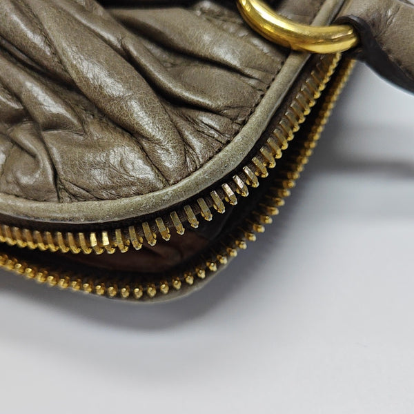 Madras Quilted Lambskin Green