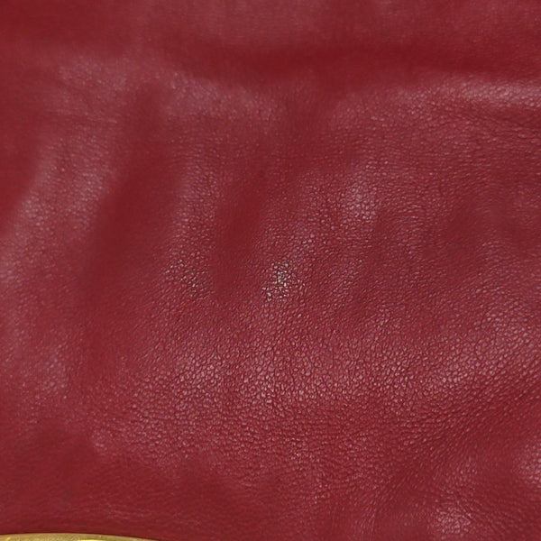 Quilted Lambskin Shoulder Bag Red