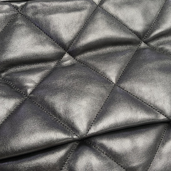 CHANEL 19 Maxi Quilted Lambskin Black