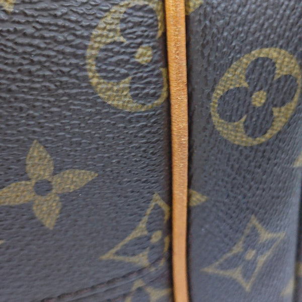 TOTALLY Monogram Coated Canvas Brown
