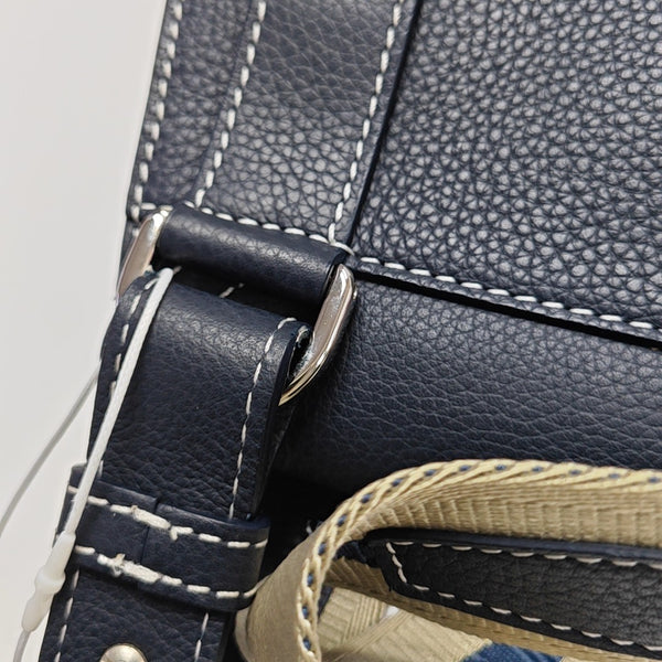 Saddle Small Calfskin Blue