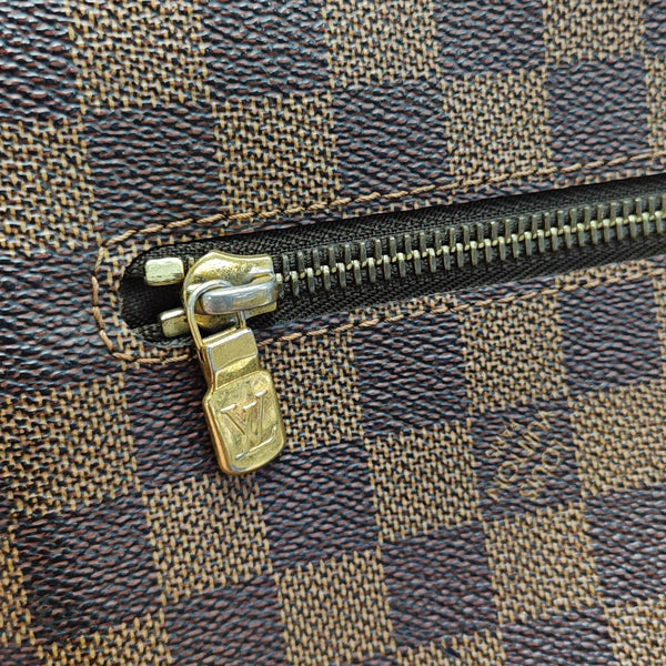 BROOKLYN Damier Ebene Coated Canvas Brown