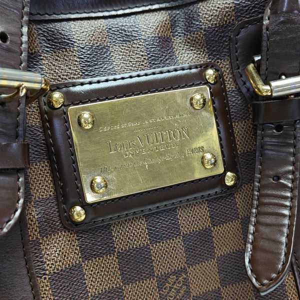 BERKELEY Damier Ebene Coated Canvas Brown